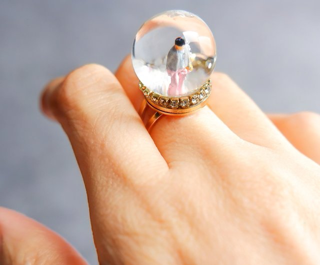 エターナル・スノードームリング ISABELLA | リング・指輪 - Pinkoi