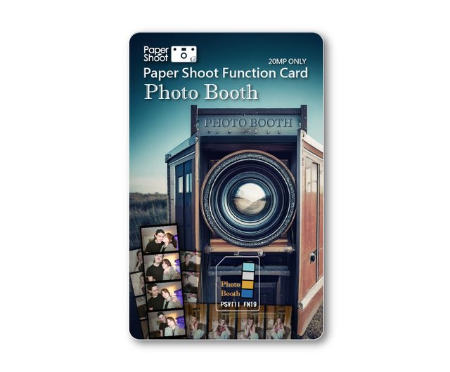 台湾 【公式・20MP専用】人生4カットファンクションカード PaperShoot