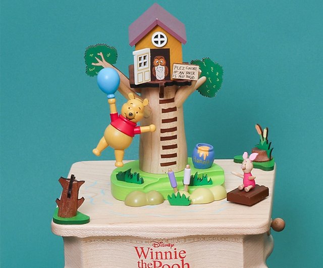 送料無料】台湾 【くまのプーさん】ディズニーサークルオルゴール