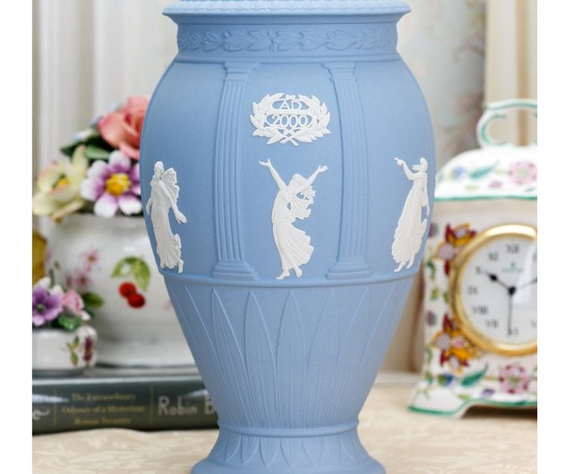 台湾 ウェッジウッド ミューズ ジャスパー レリーフ セラミック装飾