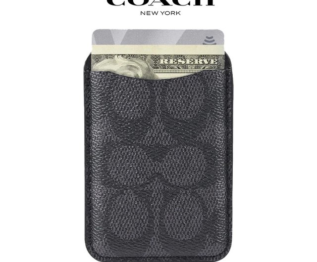 台湾 【COACH】MagSafe イタリアンレザー カードケース クラシック
