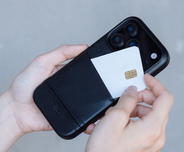 送料無料】台湾 Alto Metroカード収納ホルダー付きレザースマホケース