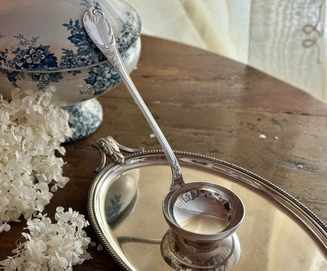 台湾 50394-美しいフランスの有名な銀食器クリストフルシルバースープ