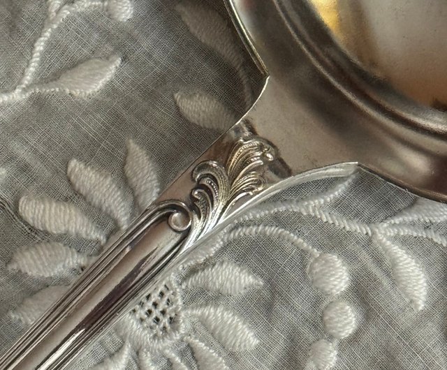 台湾 50394-美しいフランスの有名な銀食器クリストフルシルバースープ