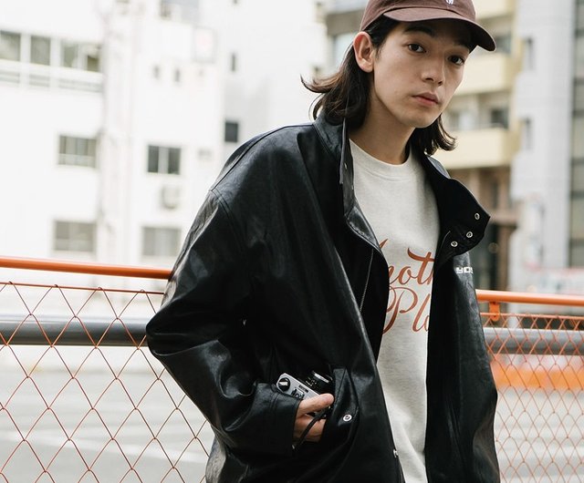 ガンズ・アンド・ローゼズ 日本風防風レザージャケット 有時又一