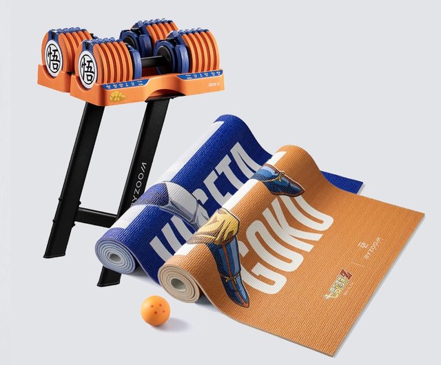 台湾 ドラゴンボールZ 25kg(55ポンド) 15段階調整可能ダンベル 悟空