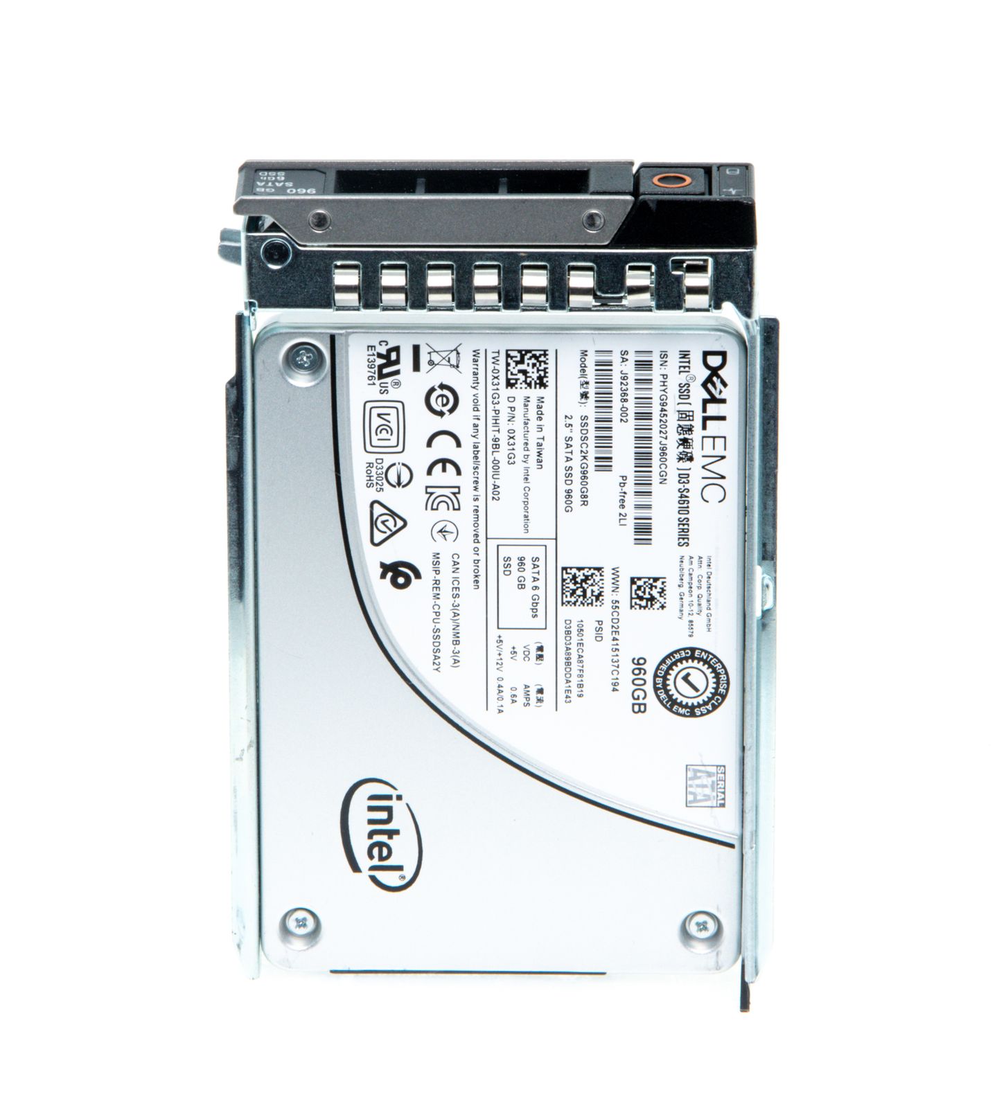 DELL EMC 960GB 6G SATA SSD | Servershop24