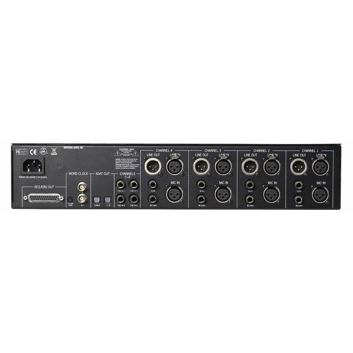 Universal Audio 4-710D Four-Channel Mic Pre – Sonic Circus