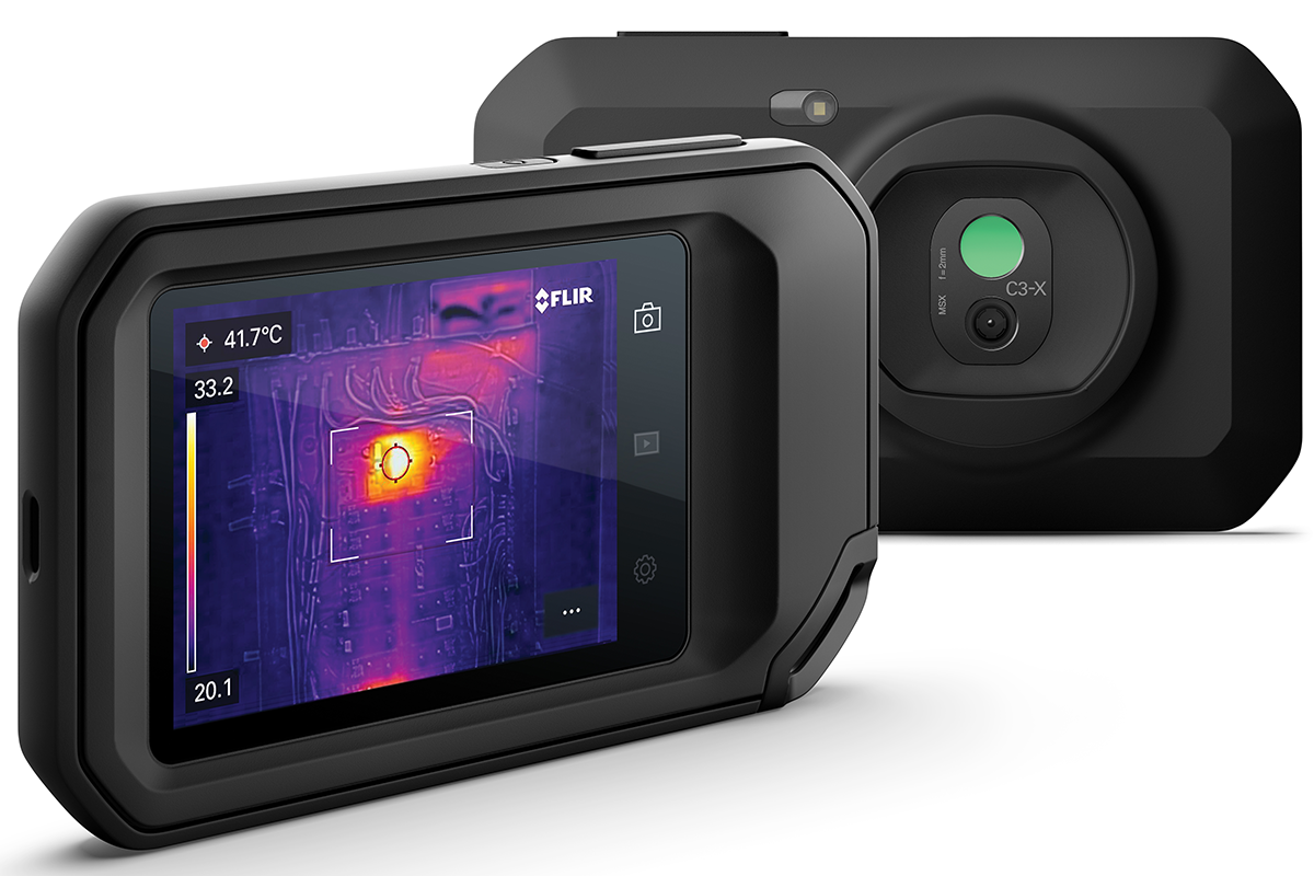 FLIR C3-X Compact Thermal Camera w/MSX and WiFi/Cloud Connectivity