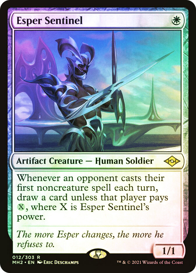 MTG：エスパーの歩哨 Esper Sentinel/日本語×4枚① MTG エスパーの歩哨