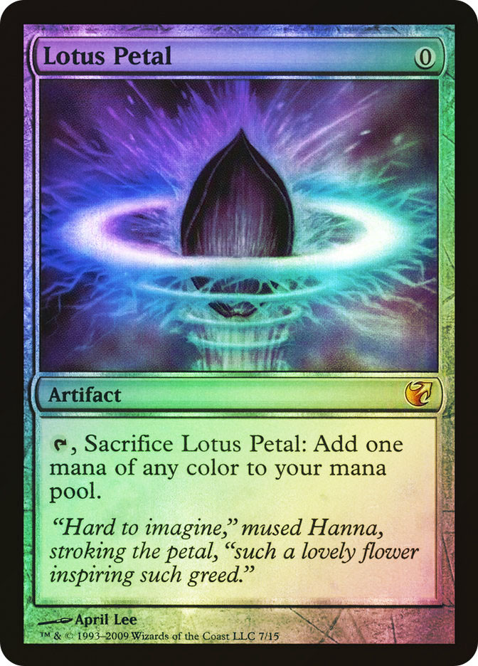 MTG 水蓮の花びら/Lotus Petal TMP 英4 - MTG】水蓮の花びら