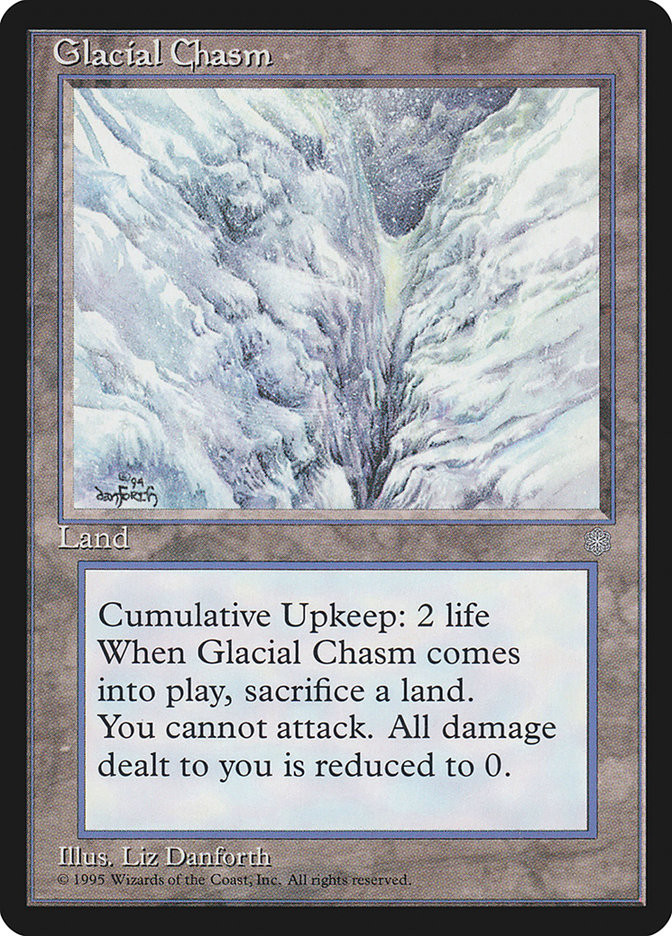 MTG Glacial Chasm - Ice Age #353 | eBay