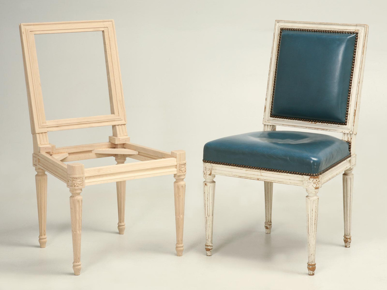 French Louis XVI Side Chairs | Old Plank
