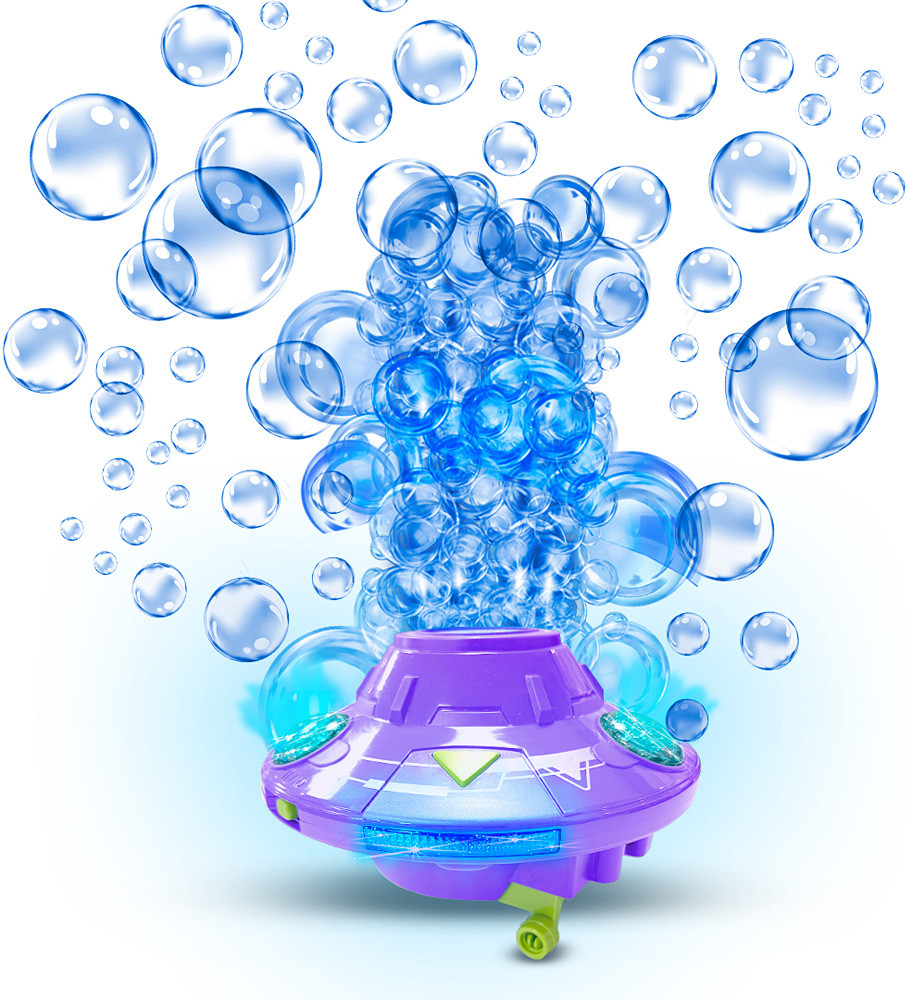 Poppin Colorz Galactic Color Bubble Machine - PlayMatters Toys