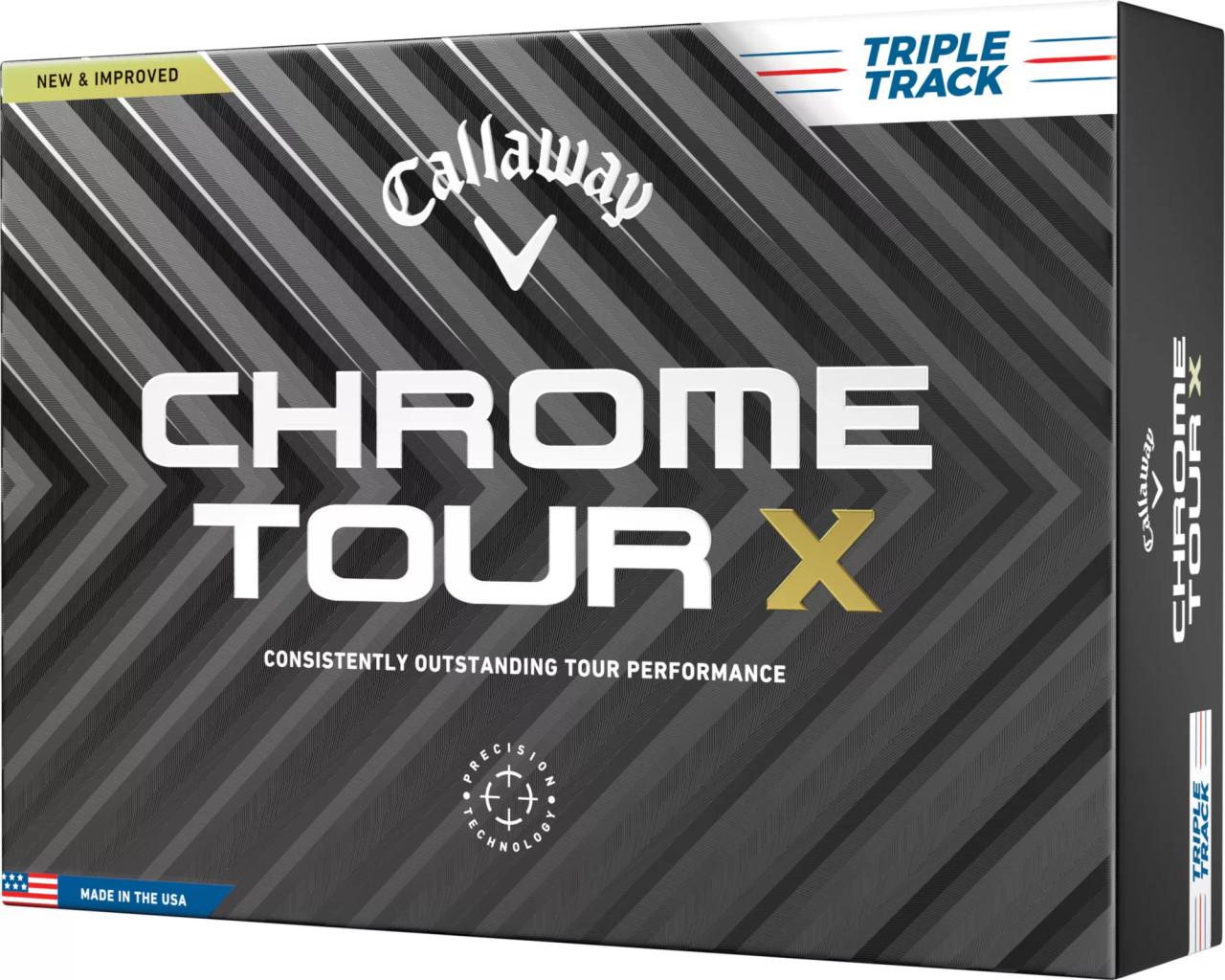 Callaway 2025 Chrome Tour X Triple Track Golf Balls - The GolfWorks
