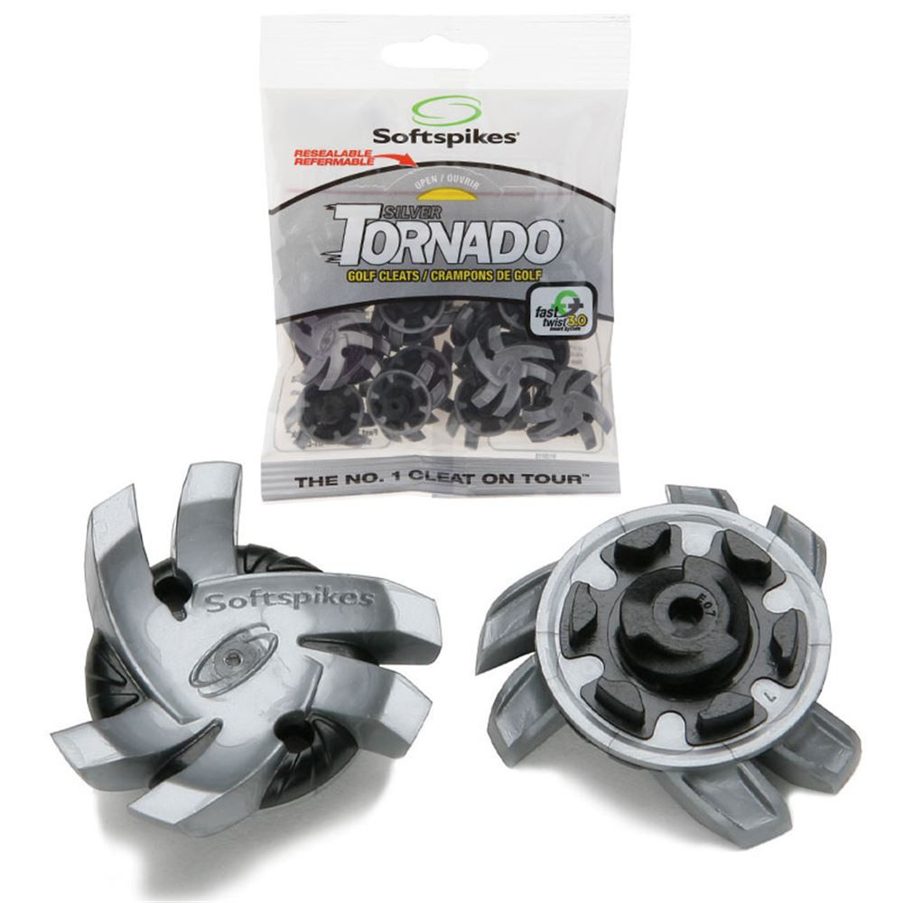Softspikes Silver Tornado Golf Cleats-PS0066 - The GolfWorks
