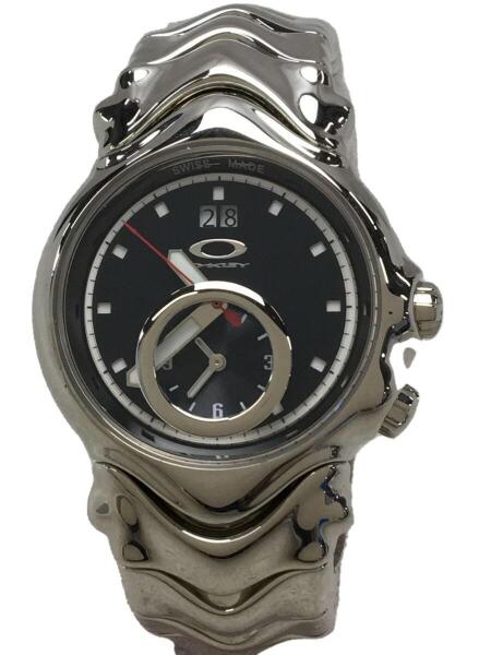 OAKLEY(オークリー) / クォーツ腕時計/アナログ/ステンレス/BLK/SLV