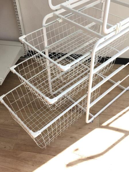 IKEA(イケア) / イケア/3段ラック/アルゴート/衣装ケース/WHT | 中古品