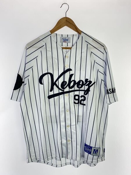 Keboz(ケボズ) / ベースボールシャツ/半袖シャツ/M/ポリエステル/WHT