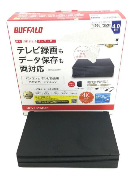 BUFFALO(バッファロー) / 外付け ハードディスク HD-EDS4.0U3-BA
