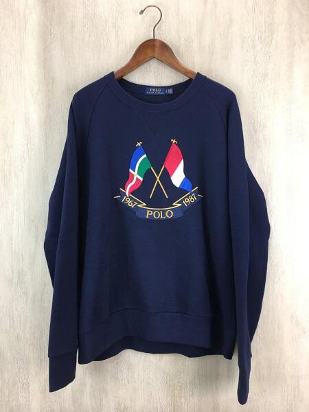 未使用 Polo Ralph Lauren クロスフラッグ スエット XL 未使用 Polo