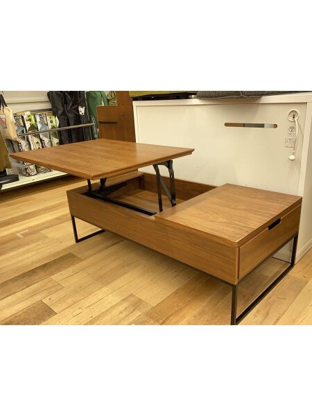 NITORI(ニトリ) / センターテーブルヒバリ120MBR/昇降センターテーブル