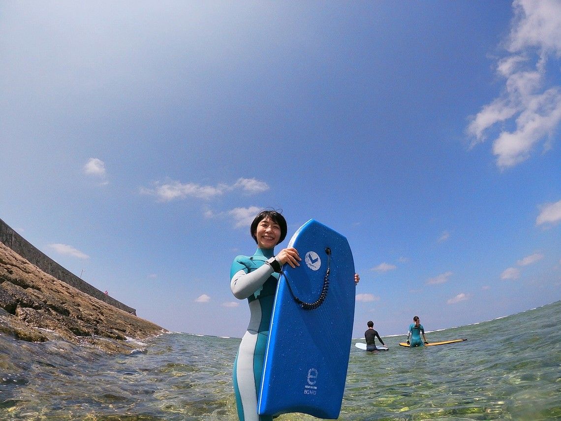体験ボディーボードスクール 世界サーフィン連盟インストラクターと