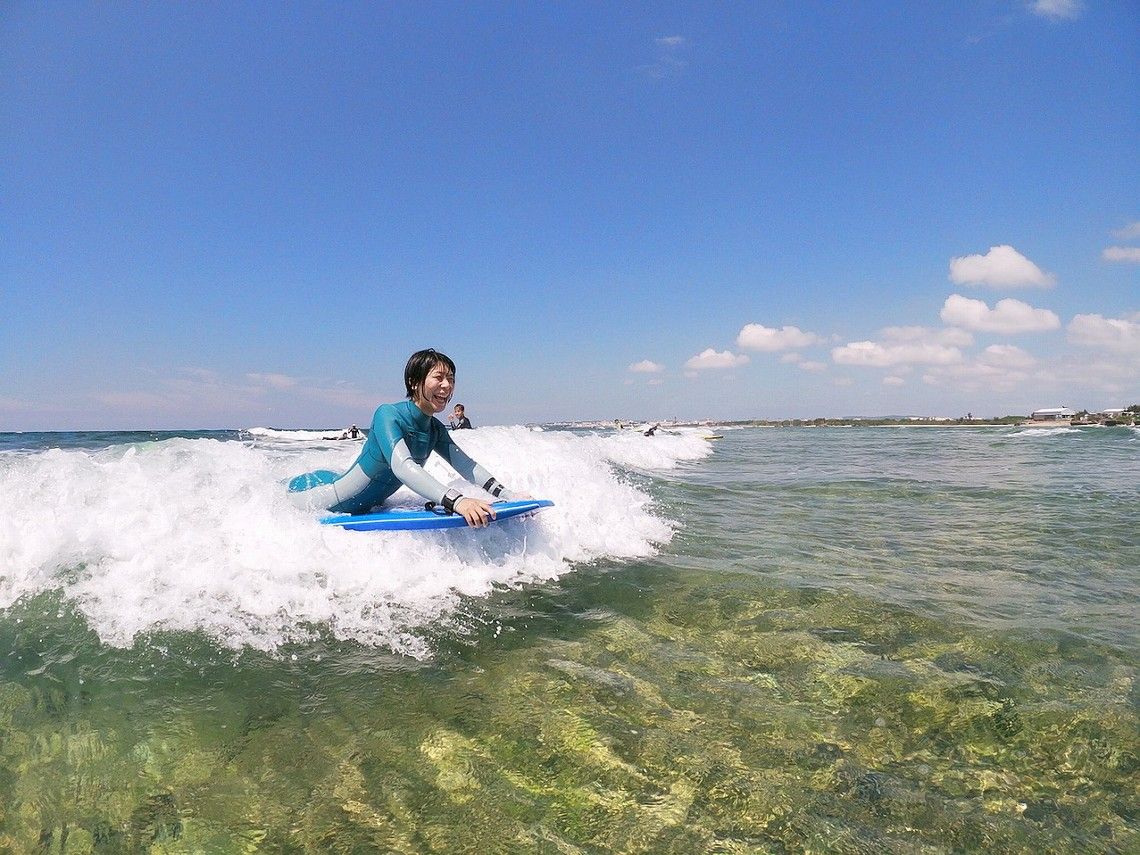 体験ボディーボードスクール 世界サーフィン連盟インストラクターと