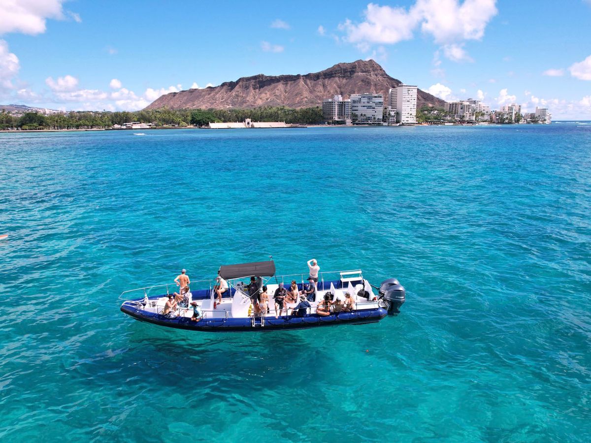 Waikiki Sunset Ocean Rafting Adventure & Swimming Tour [Not