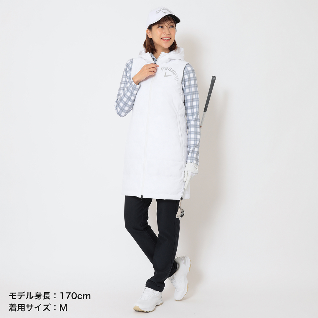 ポリエステルリップ撥水中綿ワンピース (WOMENS)