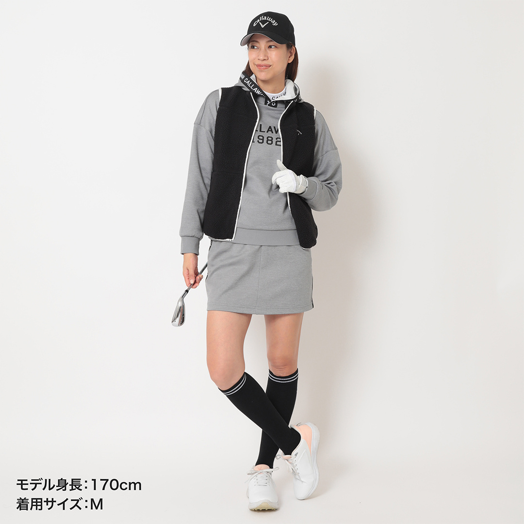 ボアフリースフルジップベスト (WOMENS)