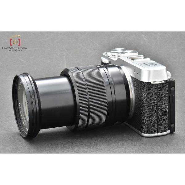 中古】FUJIFILM 富士フイルム X-M1 シルバー ズームレンズキット
