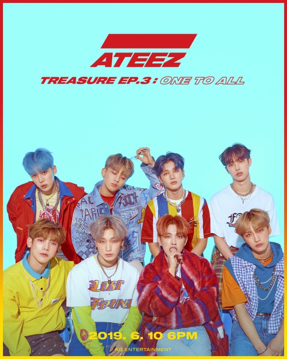 ATEEZ、韓国サード・ミニアルバム『TREASURE EP.3 : ONE TO ALL