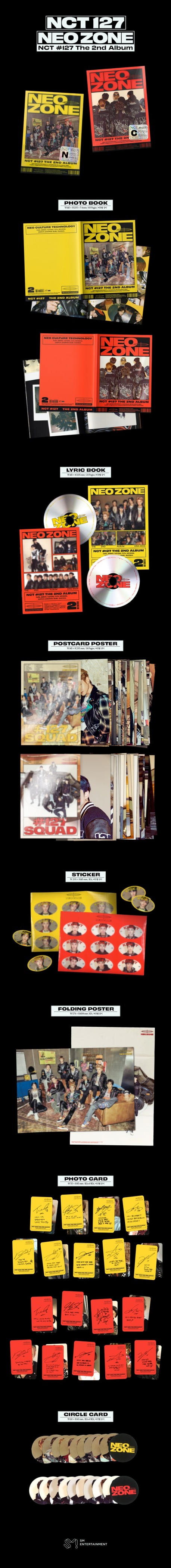 NCT 127｜韓国セカンドアルバム『NCT #127 NEO ZONE』新ヴァージョンT