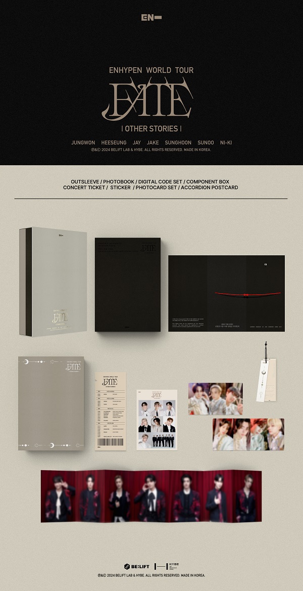 ENHYPEN｜『ENHYPEN WORLD TOUR 'FATE'』デジタルコード作品が2