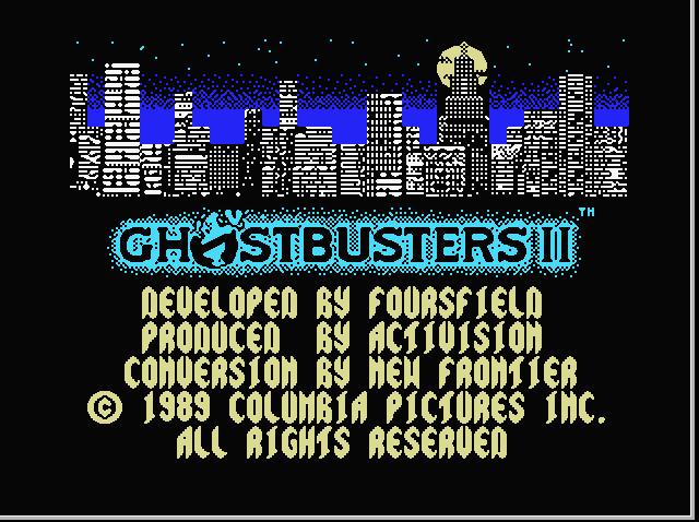 GHOSTBUSTERS II (Spectrum e MSX, 1989) | Cemetery Games