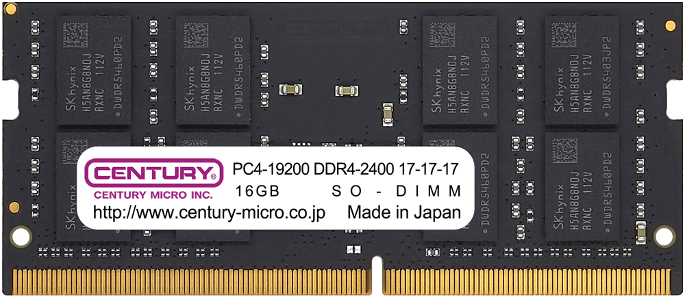 CB16G-SOD4U2400 | センチュリーマイクロ株式会社