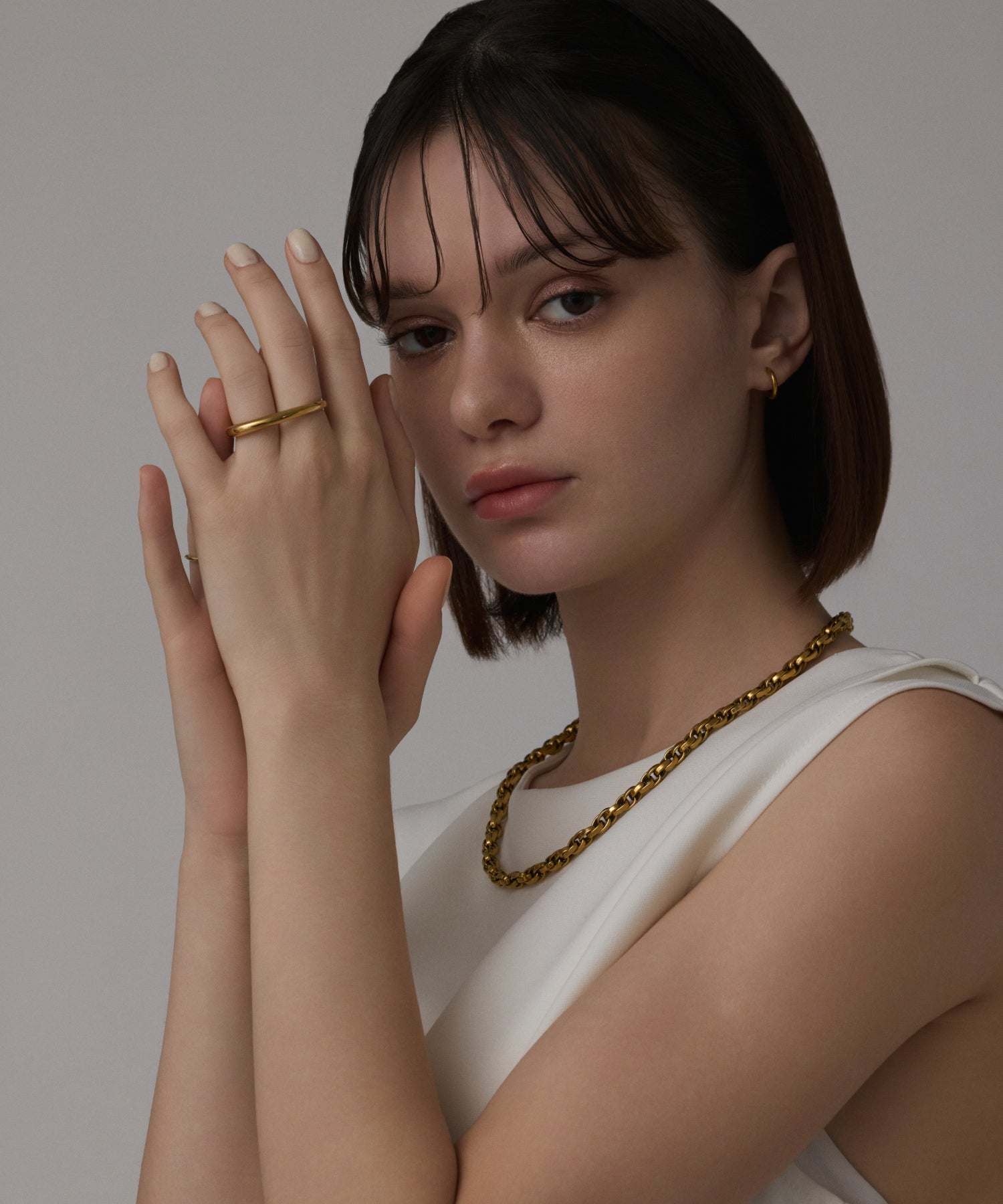 ゴールド]ダブルリング