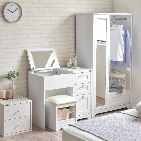 ANRI（アンリ）デスク ドレッサー（80cm幅）：SatoSangyo Web Order