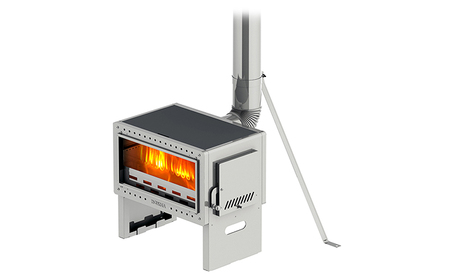 フォールディングキャンプストーブ HS-440 屋外用 ストーブ 薪ストーブ