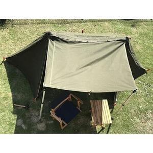 パップテント】 絶版米軍パップテントを難燃にして忠実再現-ソロ