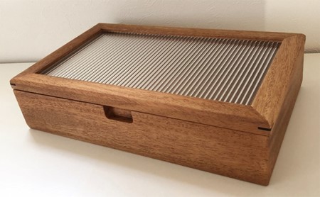 木製小物入れ／マホガニー 工芸品 雑貨 日用品 | 静岡県浜松市