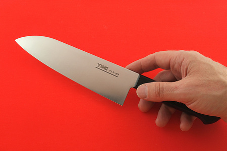 ヤスキハガネ製 三徳包丁（刃渡り18cm）【ヤスキハガネ 包丁 18cm