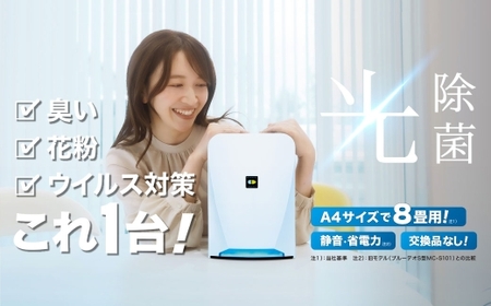 空気清浄機 ブルーデオ S型 日本アトピー協会推薦品 空気消臭除菌 消臭