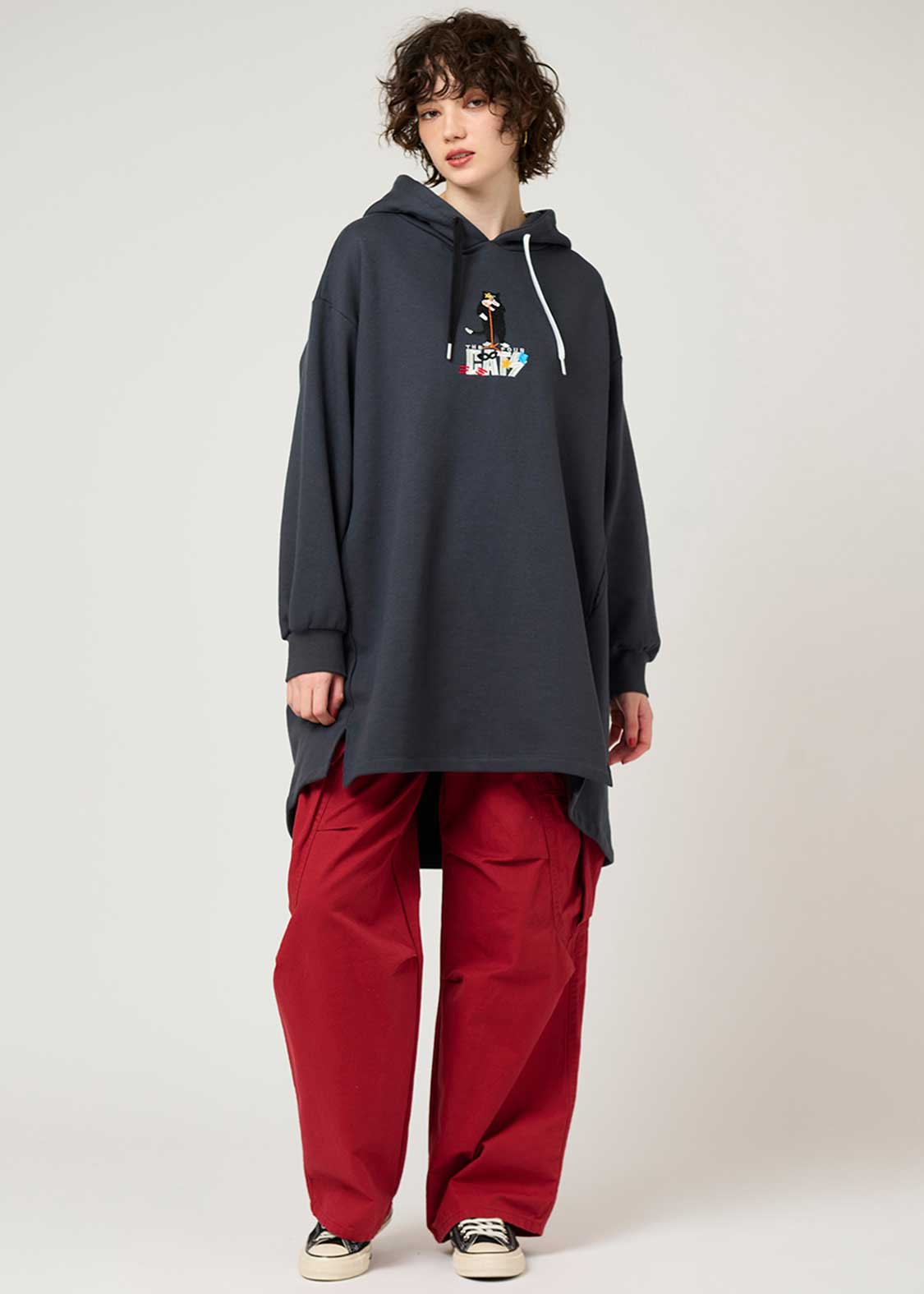 ザ フォーキャッツ タッキー｜裏起毛パーカーワンピース｜ウィメンズ