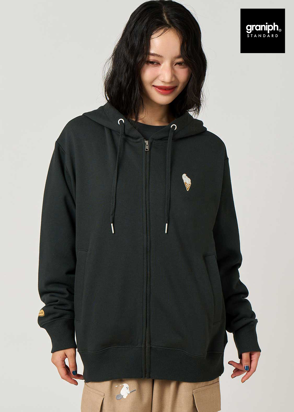 ザフォーキャッツ フェイスオンロゴ｜パーカー｜ユニセックス