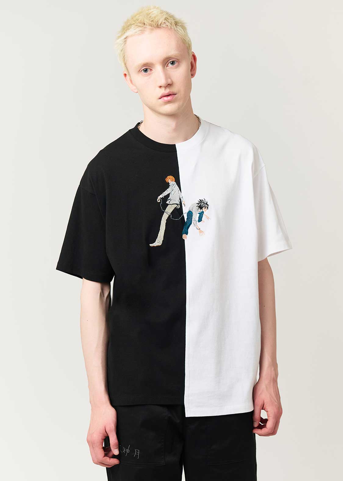 月＆L｜ドッキングビッグシルエットTシャツ｜ユニセックス｜グラニフ