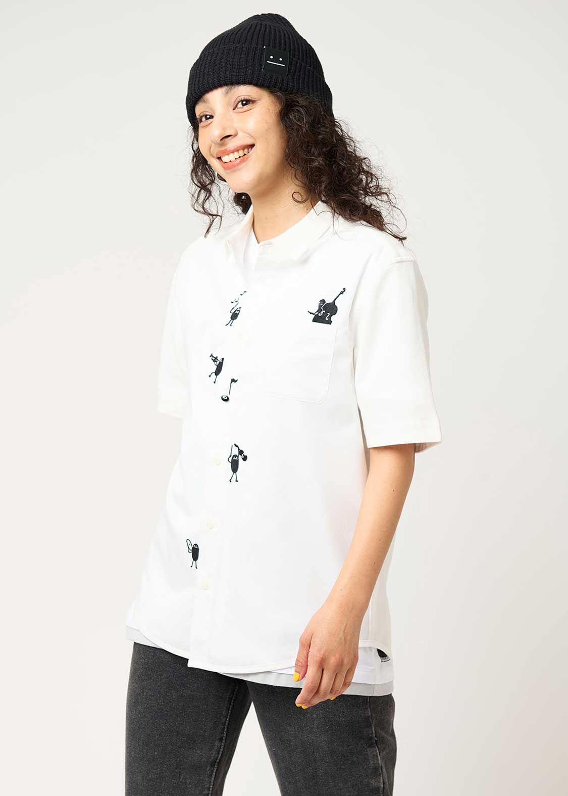 ビューティフルシャドーオーケストラ｜ピケコンビ半袖シャツ｜ユニ