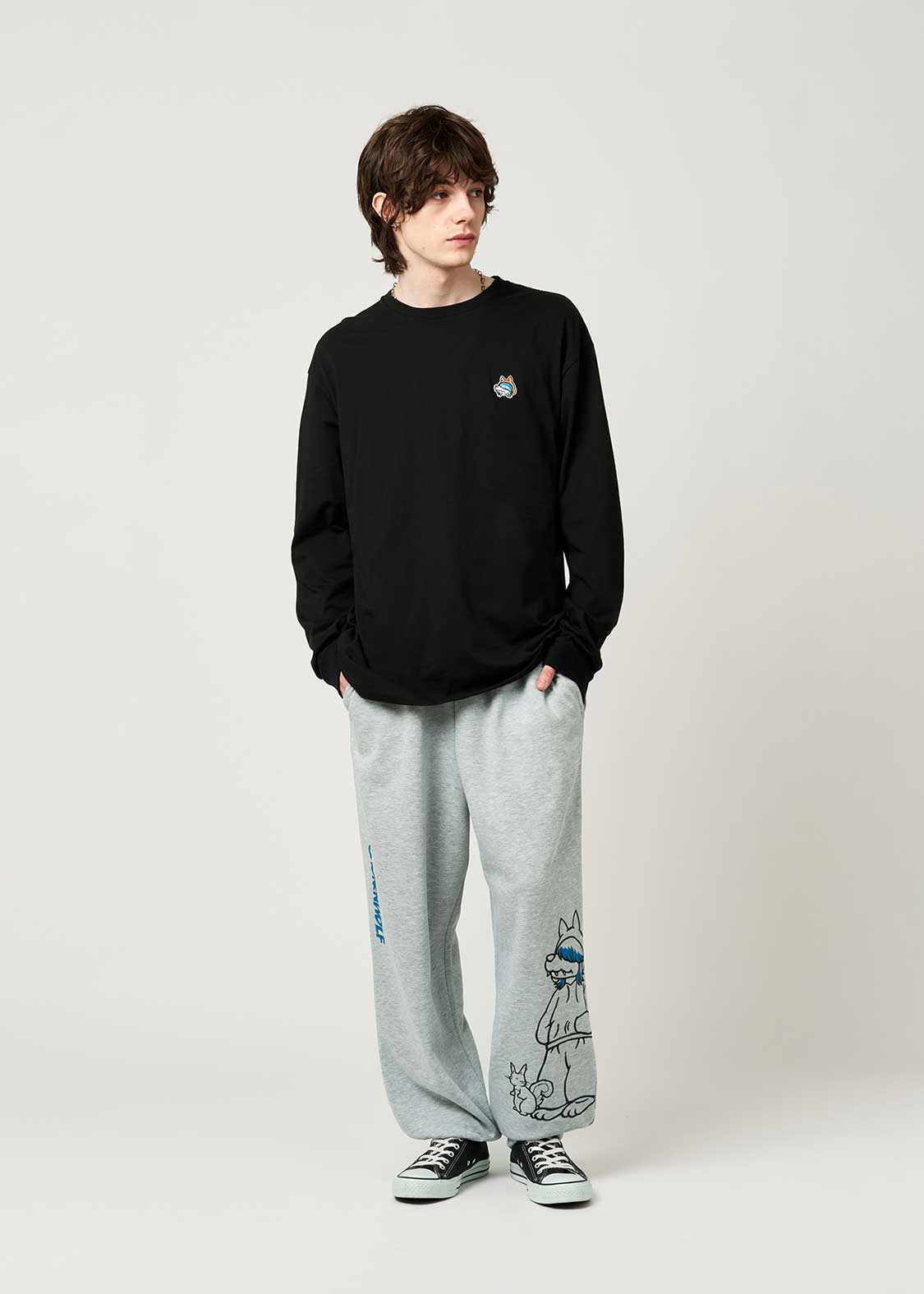 少年ウルフ｜スウェットパンツ｜ユニセックス｜グラニフ(graniph)公式