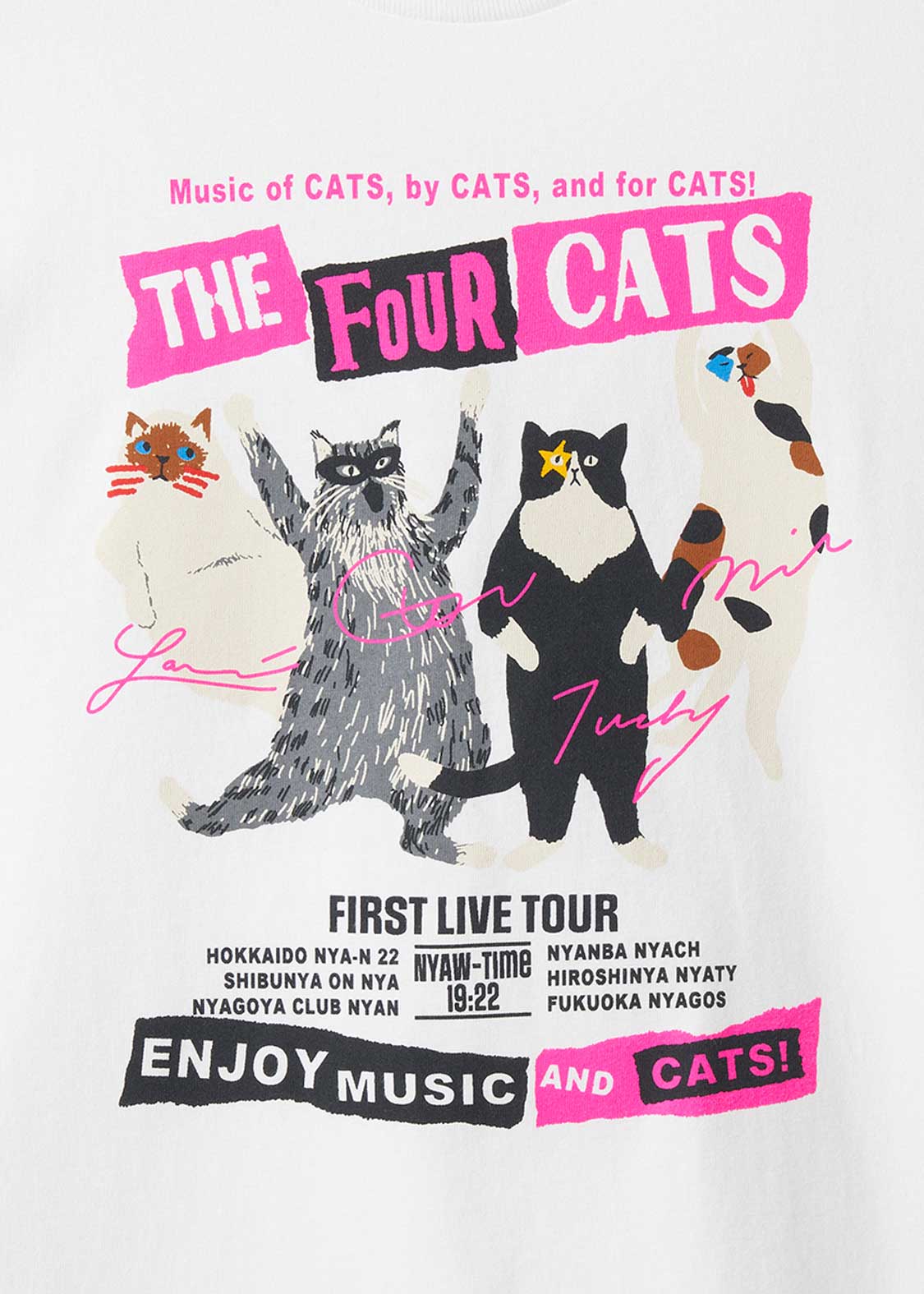 ザ フォーキャッツ ポスター｜Tシャツ｜ユニセックス｜グラニフ